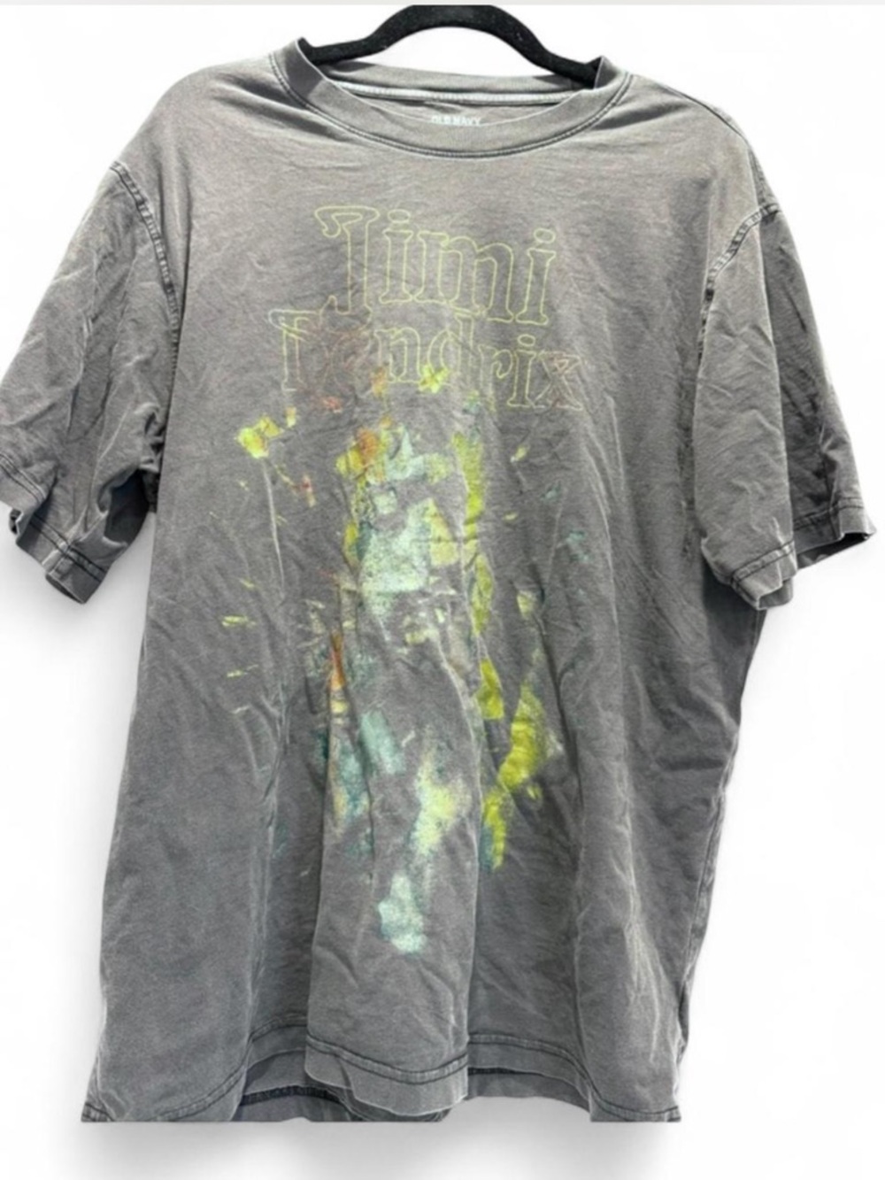 Gray Jimi Hendrix Graphic Band Tee